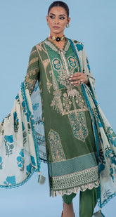 Sana Safinaz Classics Lawn - Unstitched 3 Piece Suit - SS25CV2-08 - Summer Collection 2025